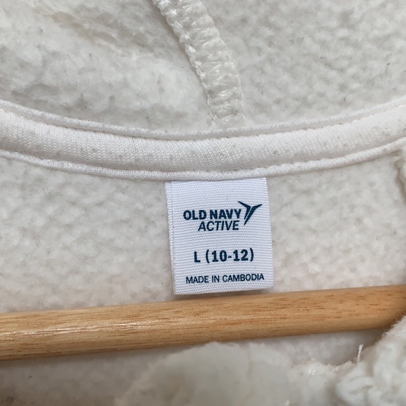Old Navy Sherpa 1/4 Zip Pullover Hoodie - Picture 2 of 5